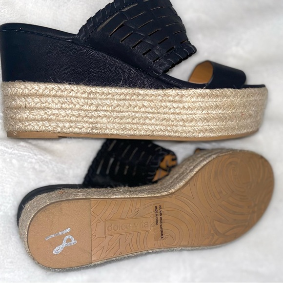 DOLCE VITA slip on wedge sandals - Picture 3 of 4